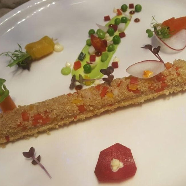 Delicious Green Curry Flavoured Quinoa with Pickled Vegetables