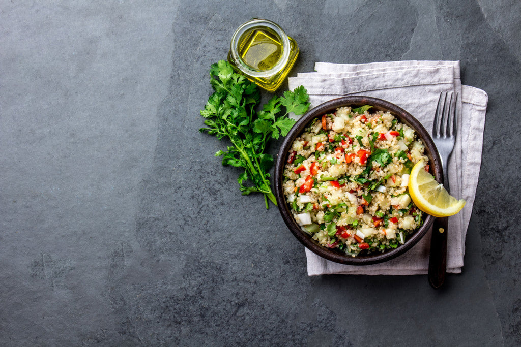 One-Pot Lemon Garlic Quinoa with Veggies (Vegan & Gluten-Free)
