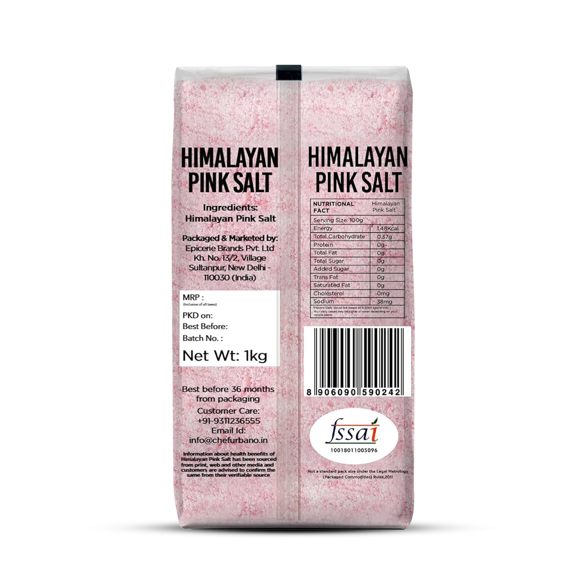 Chef Urbano Himalayan Pink Salt 1 kg