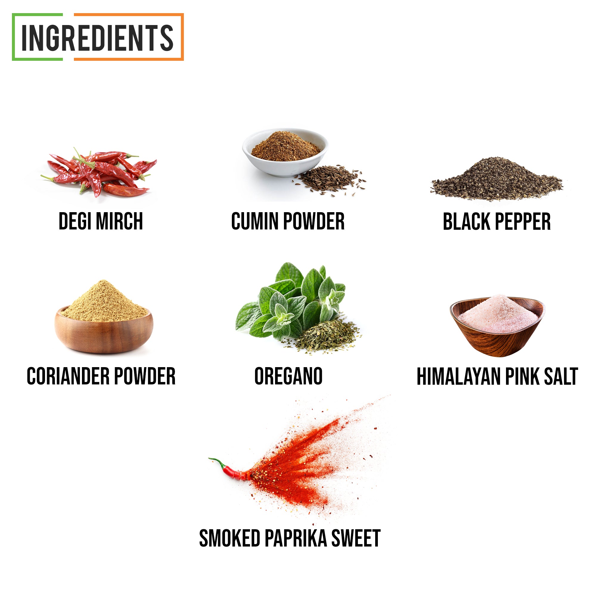 Chef Urbano Spice Mix Cajun Spice Blend 180 Gms
