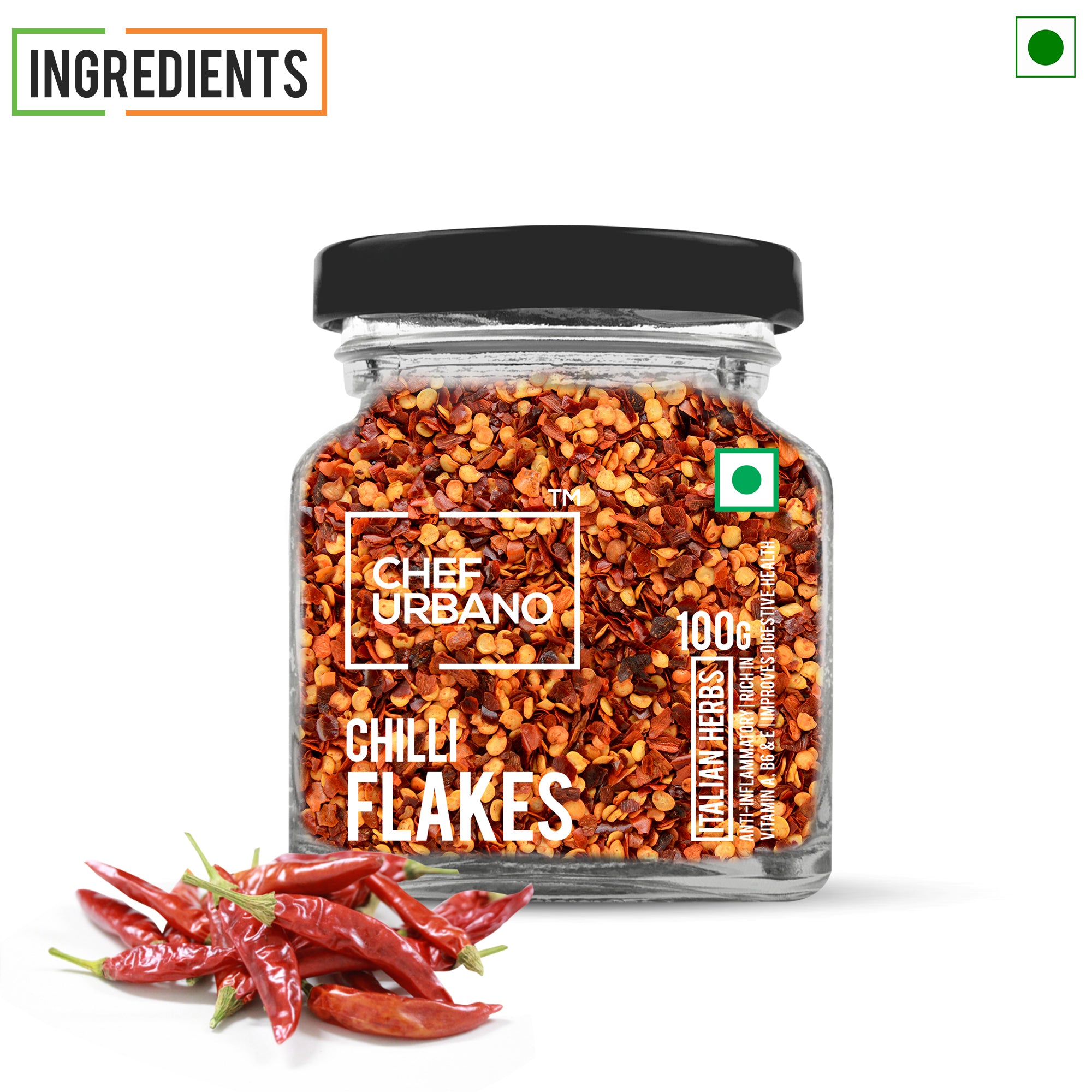 Chef Urbano Chilli Flakes 100g