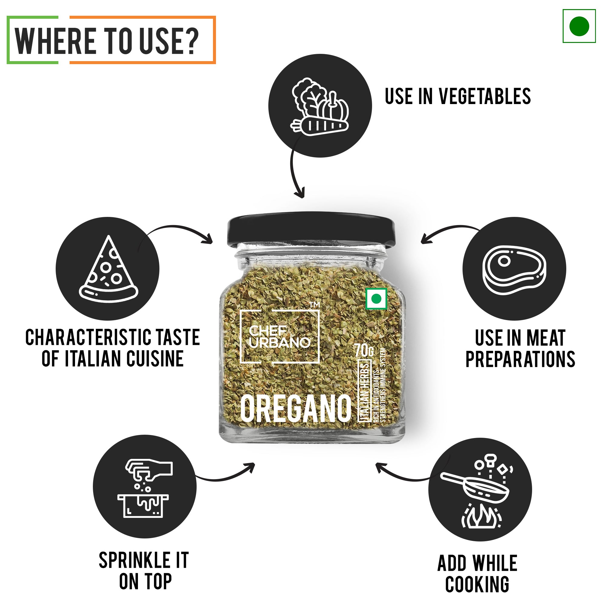 Chef Urbano Oregano 70g