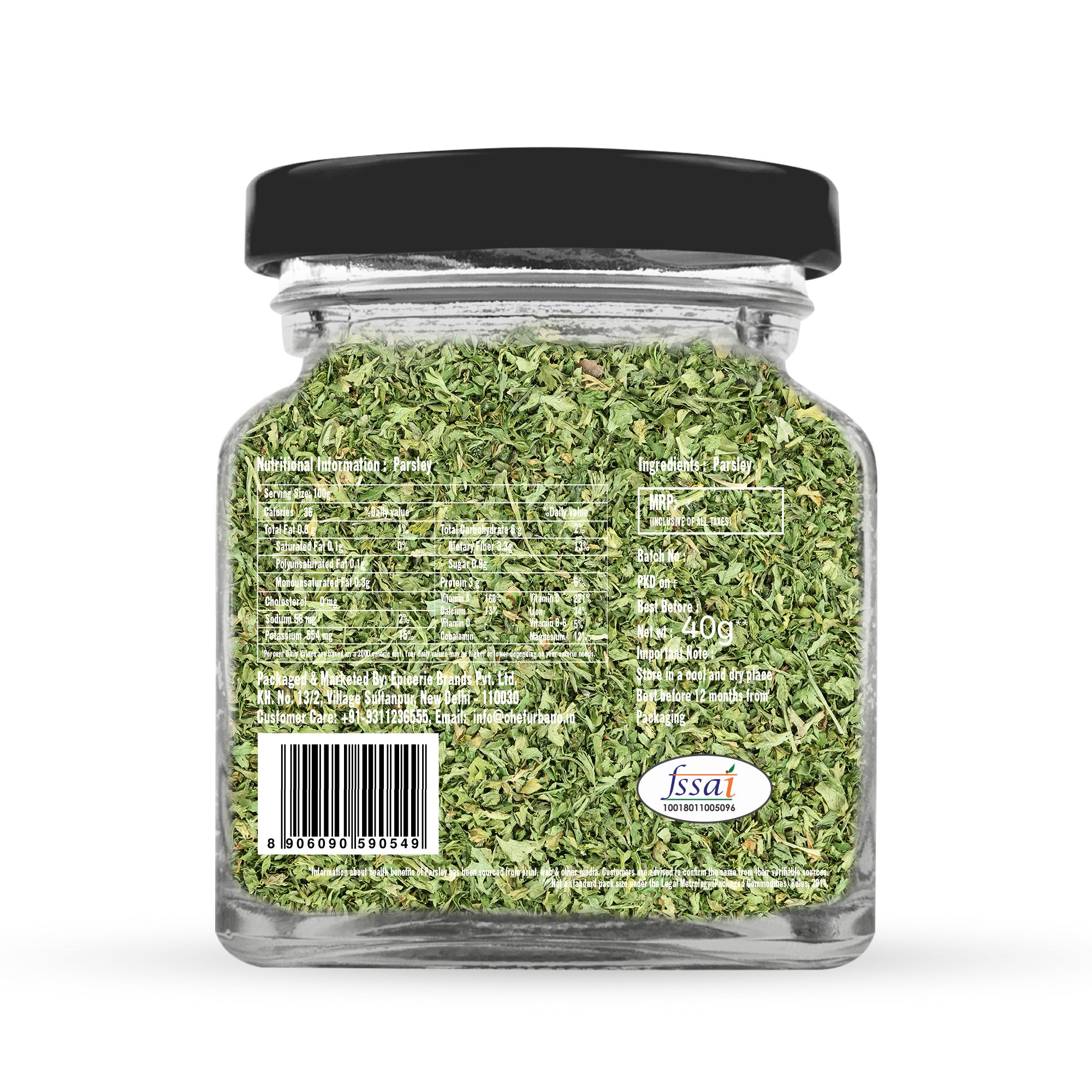 Chef Urbano Parsley 40 Gms