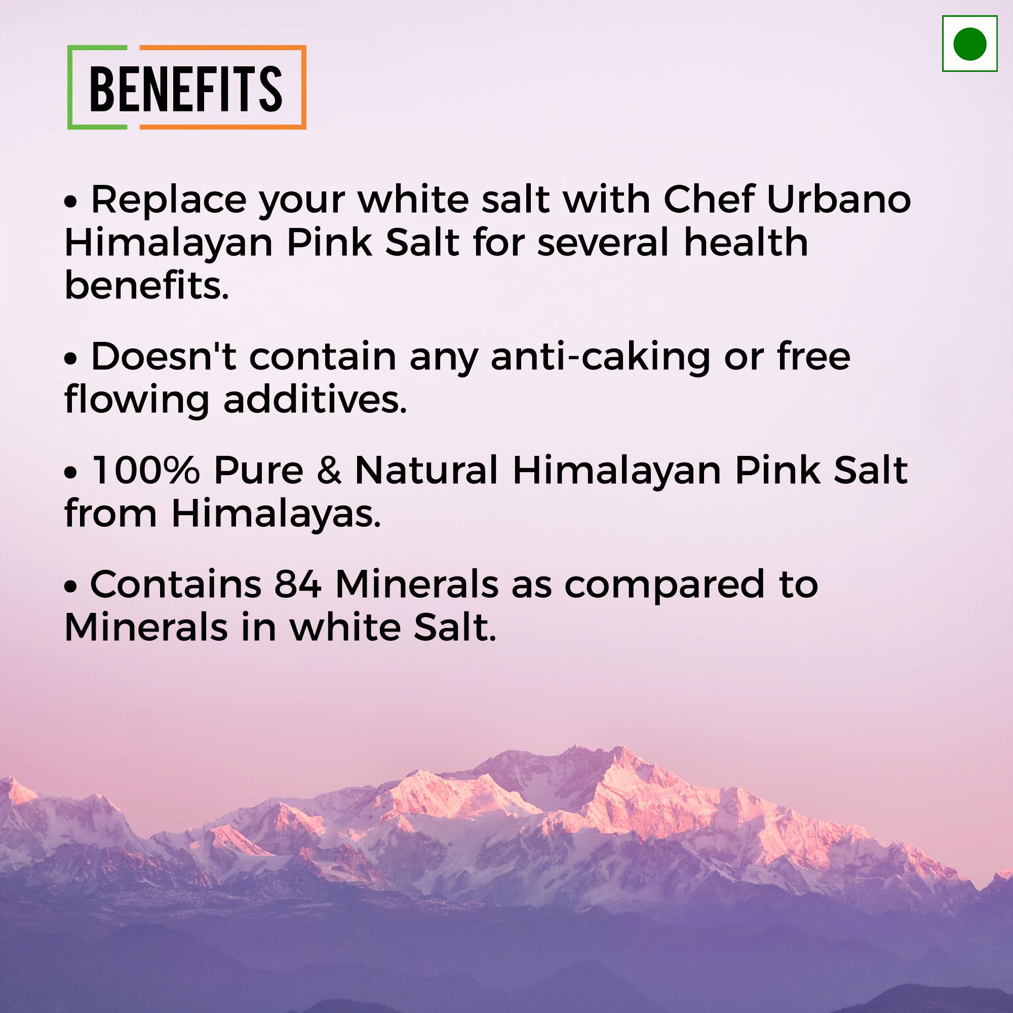 Chef Urbano Himalayan Pink Salt 1 kg