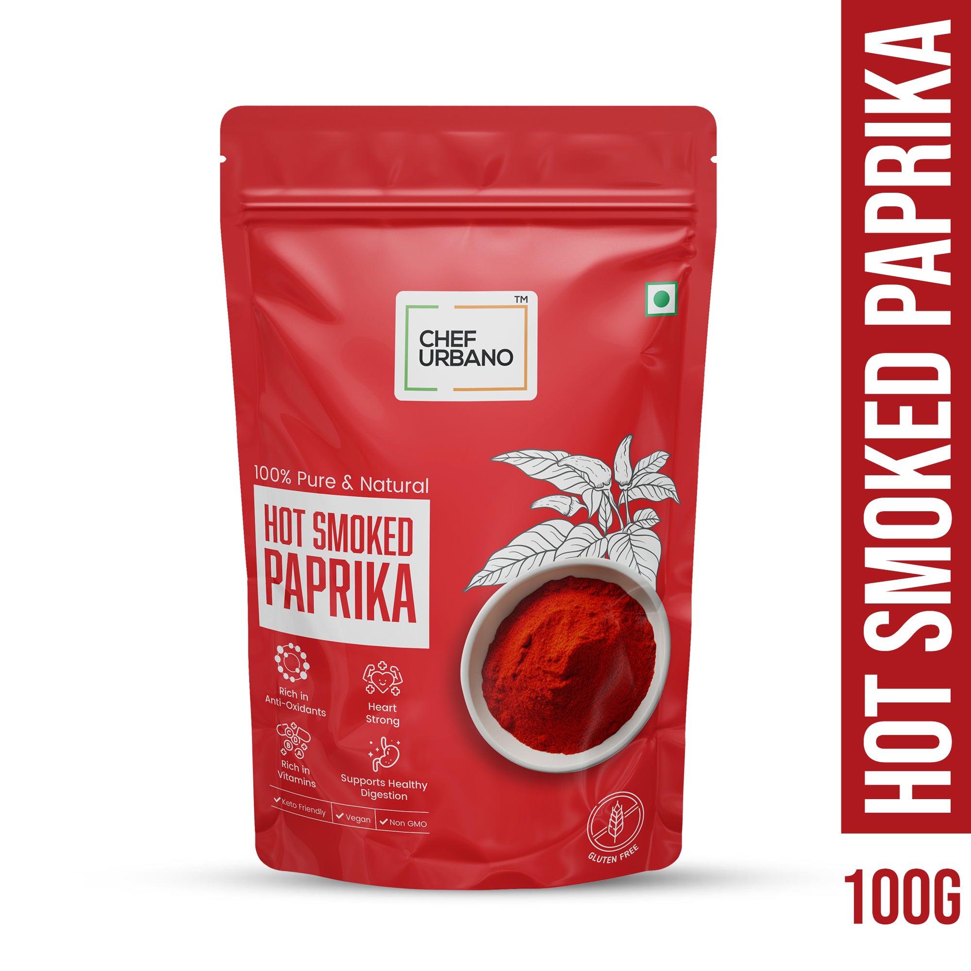 Chef Urbano Smoked Paprika Hot 250 Gms