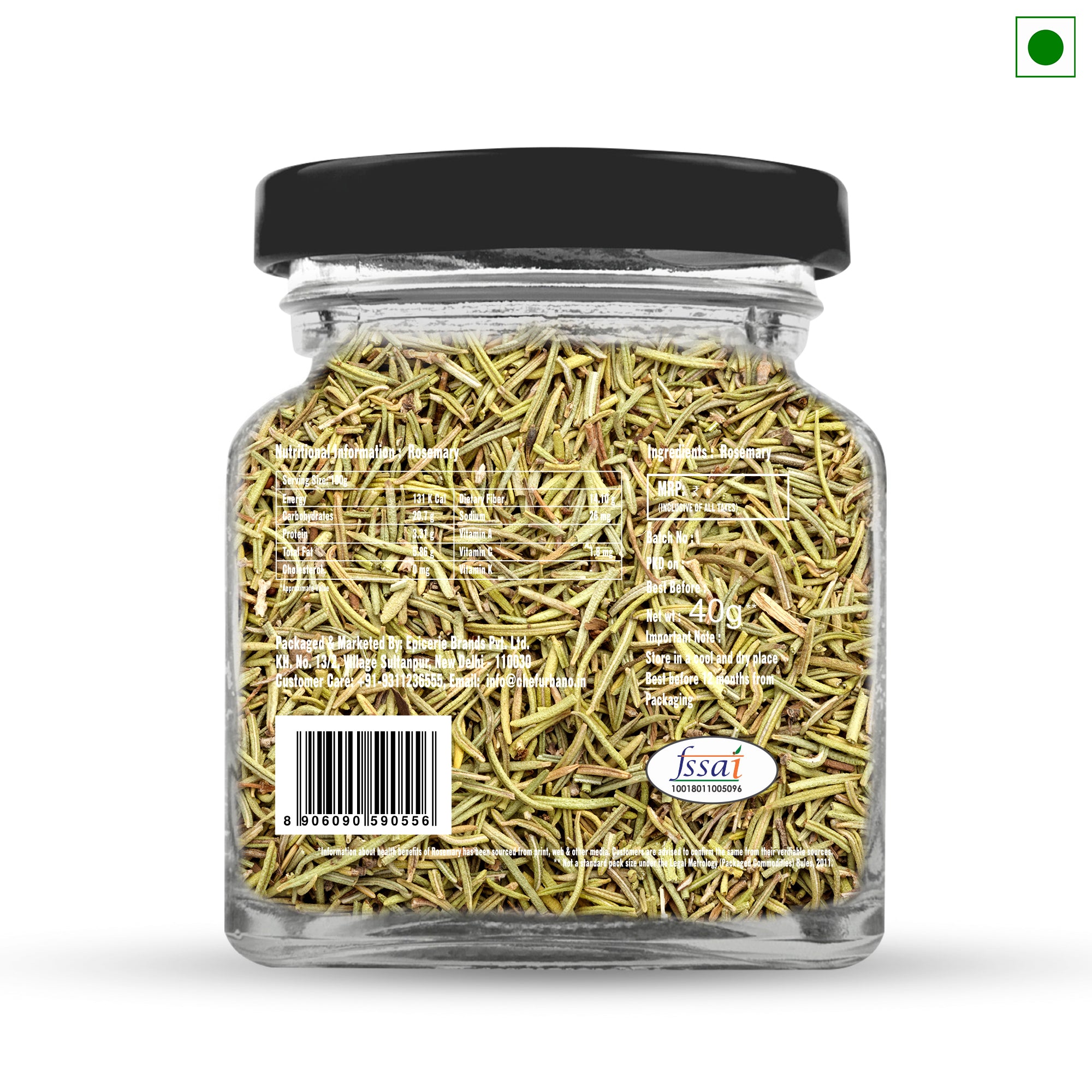 Chef Urbano Rosemary 40 Gms