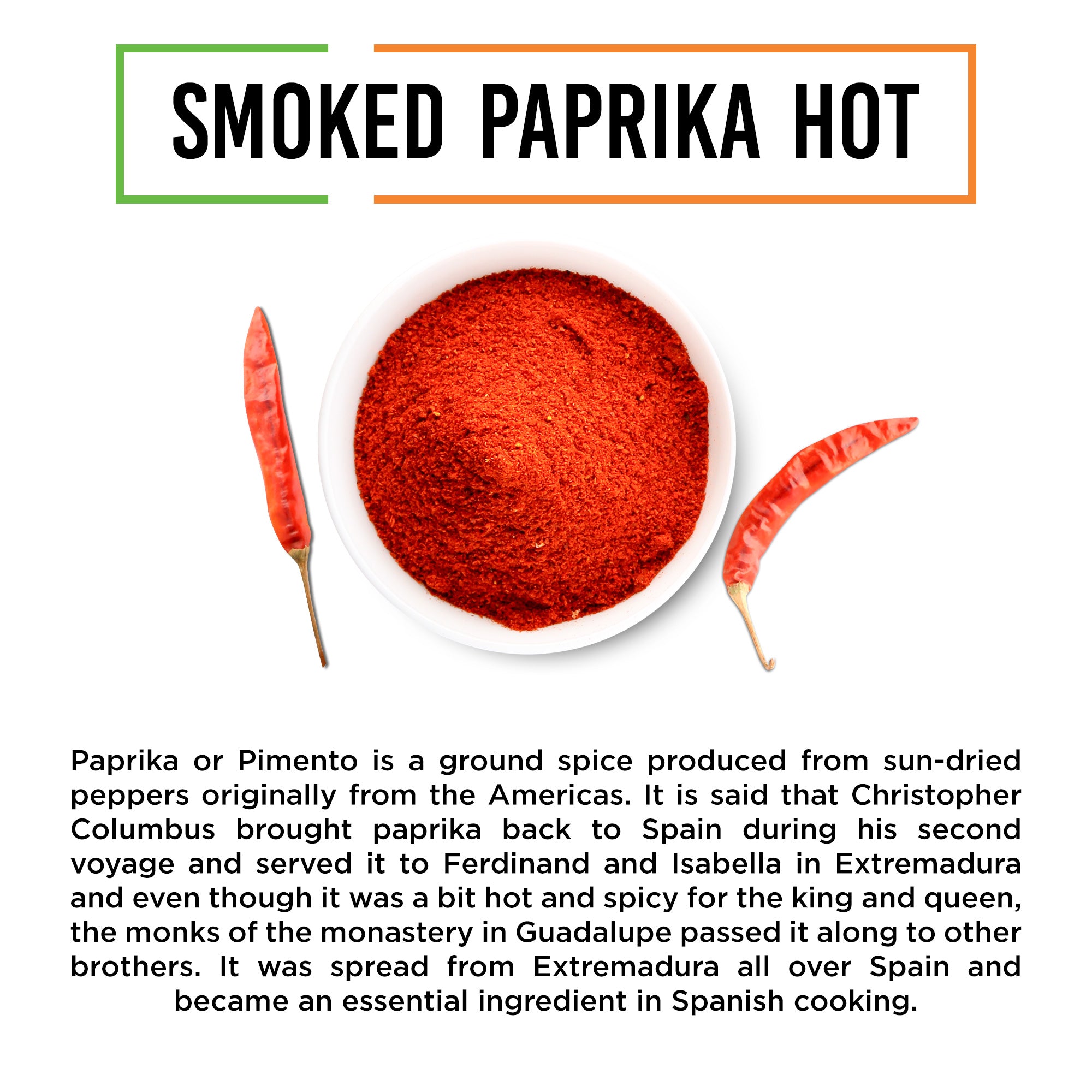 Chef Urbano Smoked Paprika Hot 250 Gms