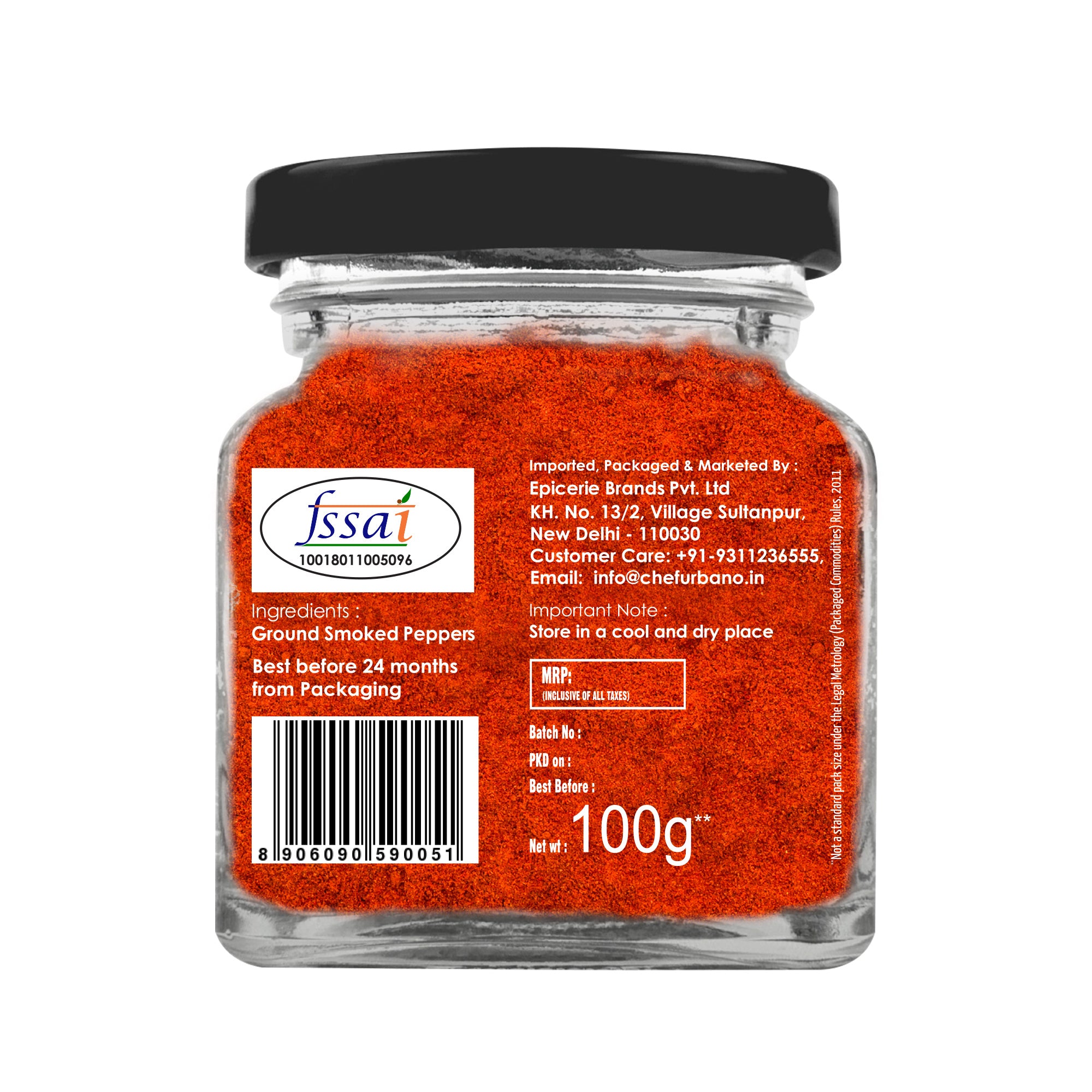 Chef Urbano Smoked Paprika Sweet 100 Gms