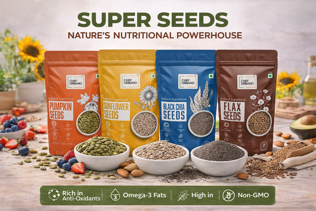 The Power of Super Seeds: Why Sunflower, Pumpkin, Chia and Flax Seeds Are Essential for a Healthy Family