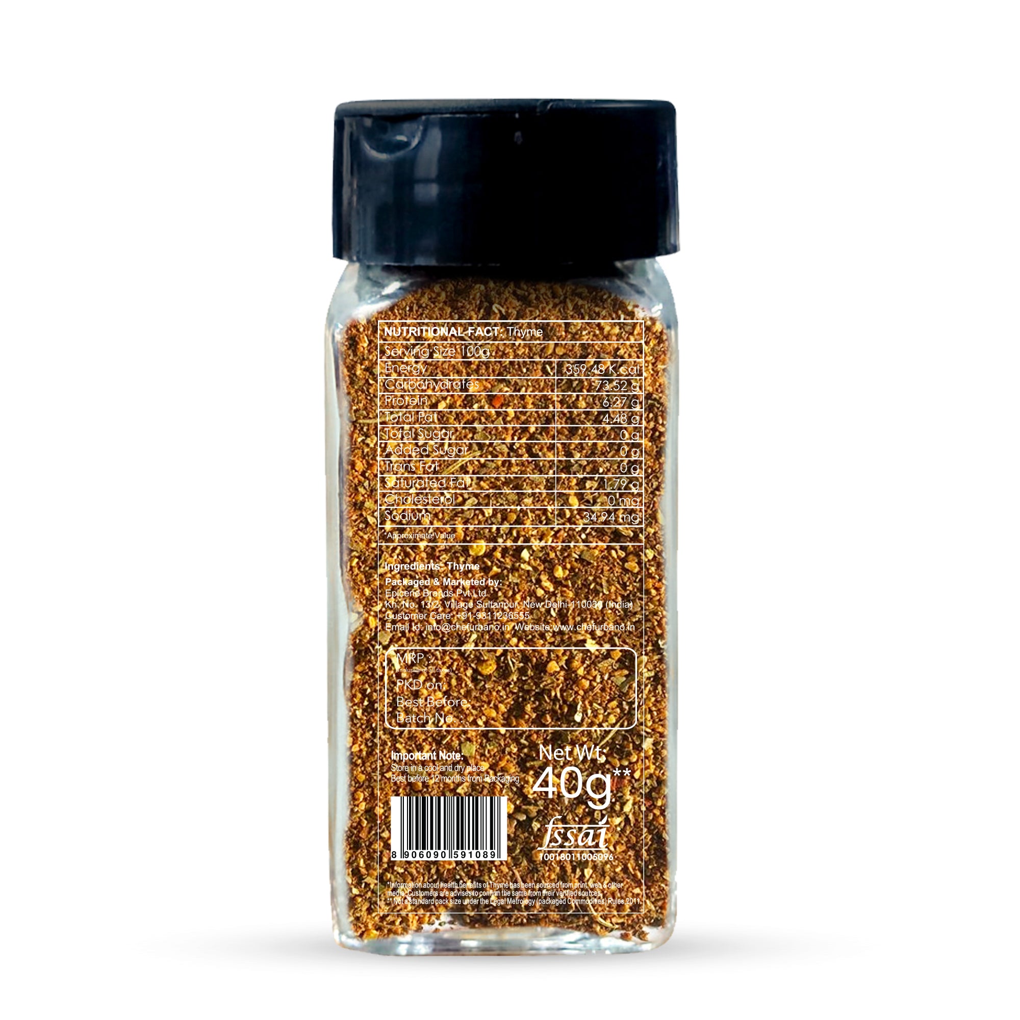 Chef Urbano Oregano Seasoning Sprinkler 40g