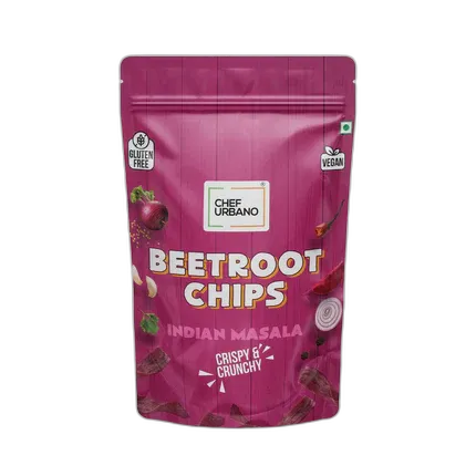 Chef Urbano Beetroot Chips Indian Masala 80g