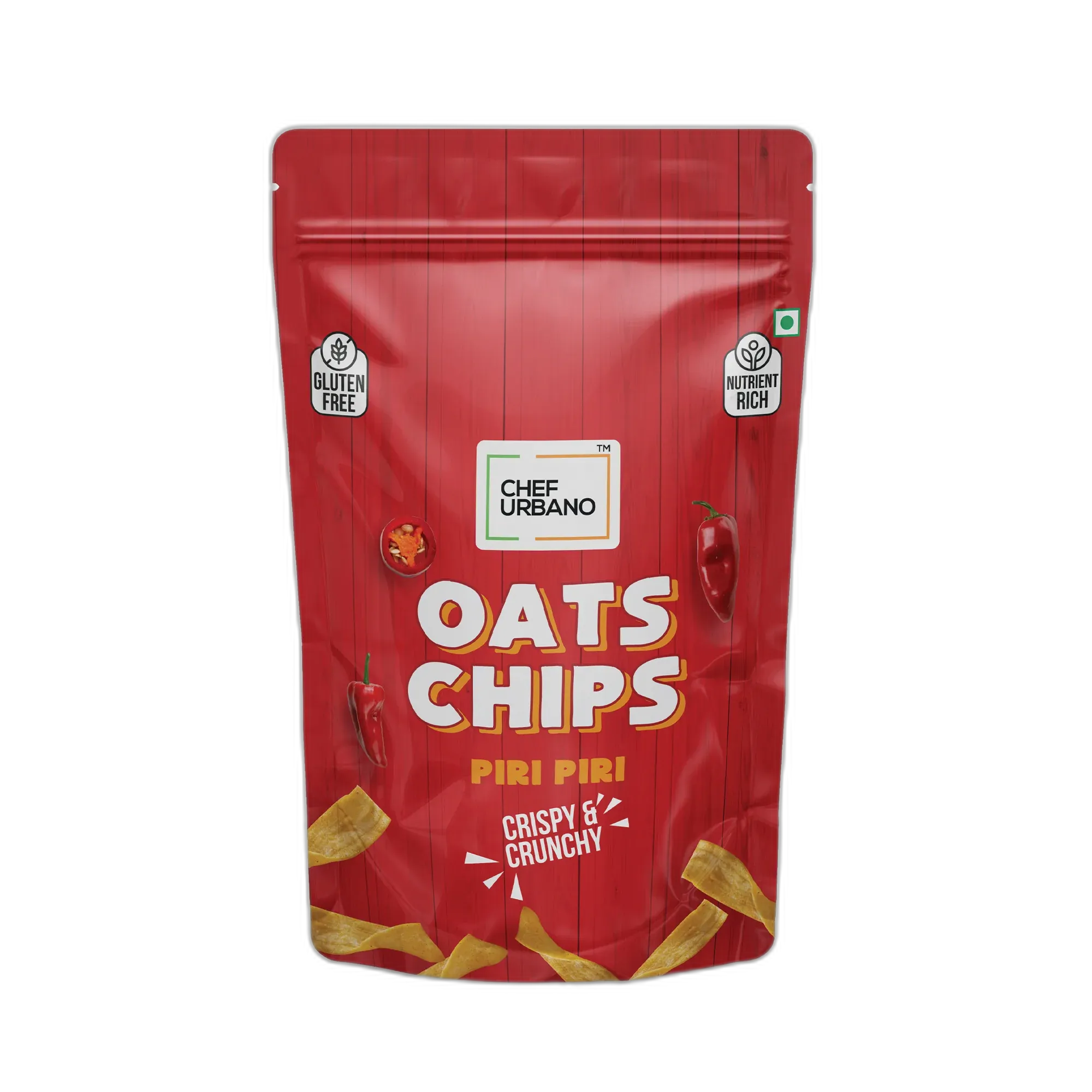 Chef Urbano Oats Chips Piri Piri 85g