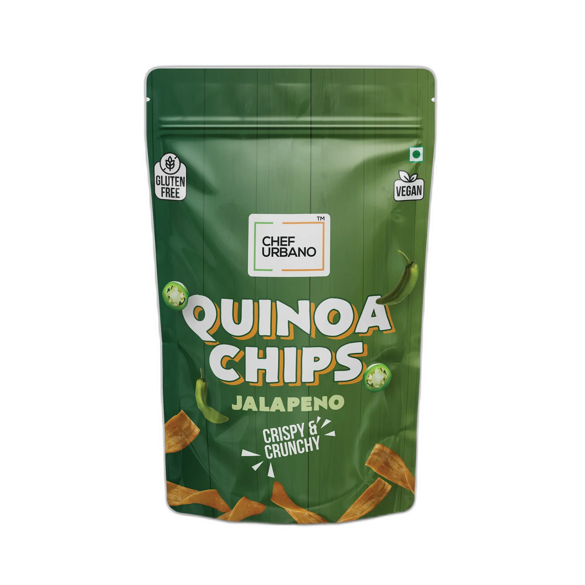 Chef Urbano Quinoa Chips Jalapeno 85g